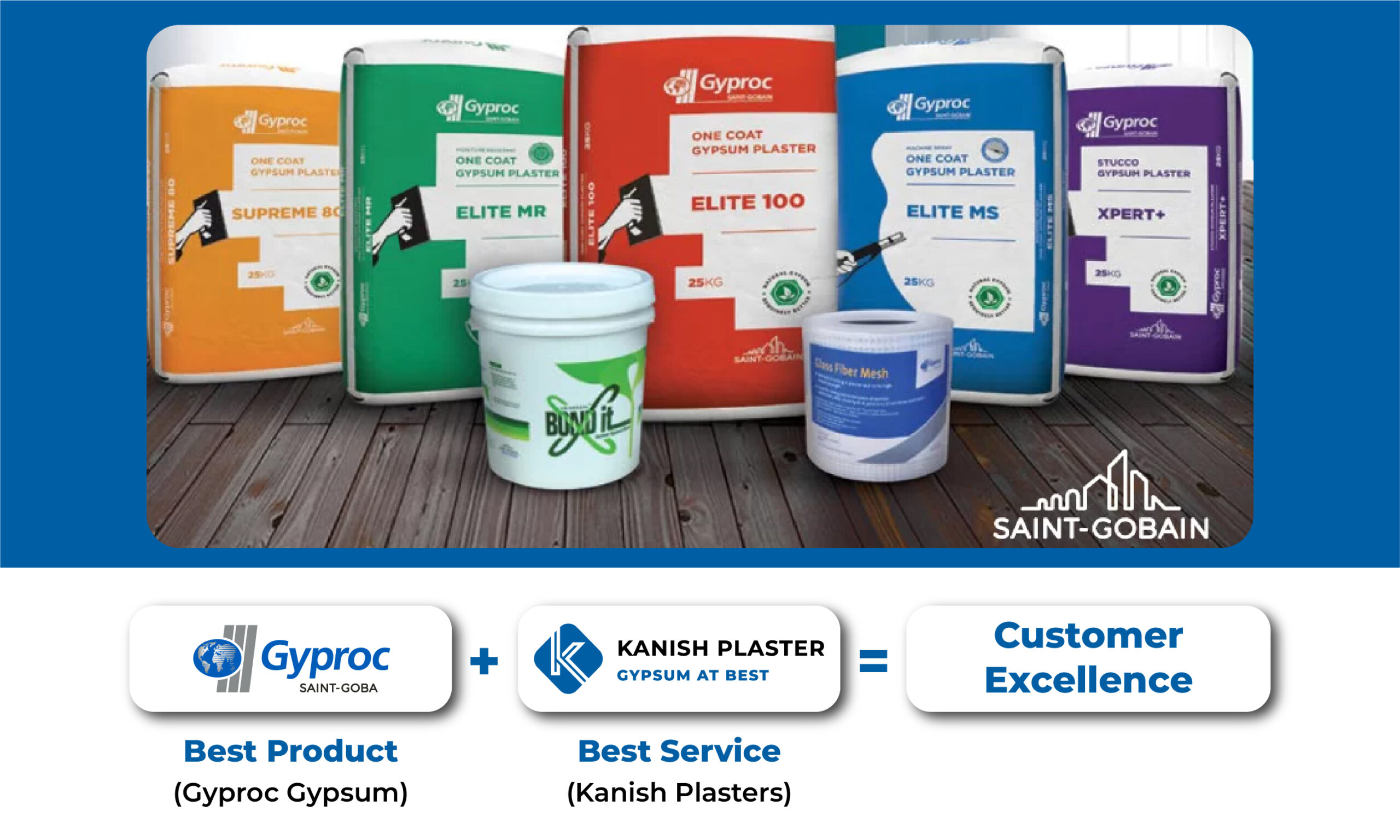 Gyproc Brand Building Material Suppliers Dubai, UAE | Qcon